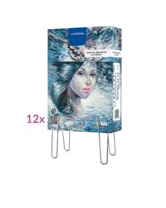 Apă plată - apă de izvor - 12 cutii de 10 litri - pachet Bag-in-box cu apă plată pentru acasă