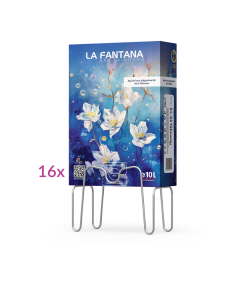 Apă plată - apă de izvor - 16 cutii de 10 litri - pachet Bag-in-box cu apă plată pentru acasă