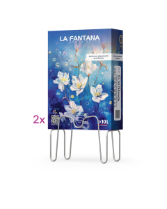 Apă plată - apă de izvor - 2 cutii de 10 litri - pachet Bag-in-box cu apă plată pentru acasă