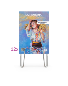 Apă plată - apă de izvor - 12 cutii de 10 litri - pachet Bag-in-box cu apă plată pentru acasă