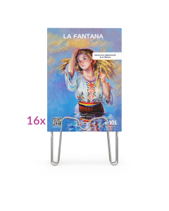 Apă plată - apă de izvor - 16 cutii de 10 litri - pachet Bag-in-box cu apă plată pentru acasă