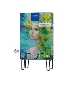 Apă plată - apă de izvor - 6 cutii de 10 litri - pachet Bag-in-box cu apă plată pentru acasă