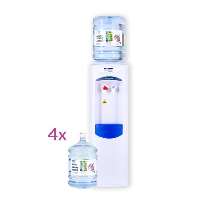 Dozator apa cu bidon 19L - Abonament Aquacool Ultra 4 cu watercooler in custodie 