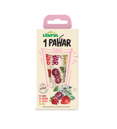 Cutie 9 plicuri sirop de fructe Laurul