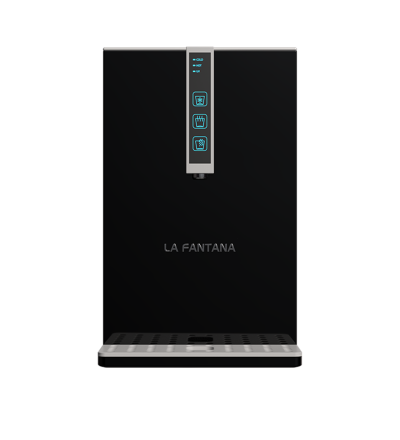 Watercooler cu filtre apă | CARBOPURITY - Abonament: purificator apă (apă carbonatată, rece sau fierbinte, sterilizare UV) + servicii incluse