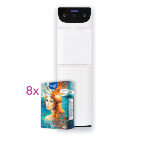 Dozator apa cu cutie 10L - Abonament Extra 8 cu watercooler in custodie 
