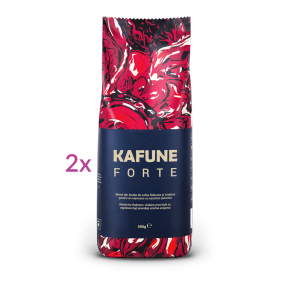 KAFUNE cafea boabe Forte - Blend superior de cafea boabe 1 kg pentru espresso, cu un retrogust plăcut de ciocolată caldă