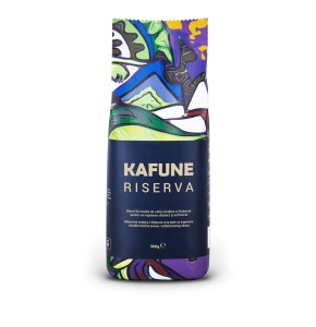 KAFUNE cafea boabe Riserva - Blend superior de cafea boabe 500 g pentru espresso, cu un retrogust cu tonuri fructate