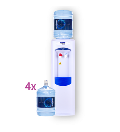 Dozator apa cu bidon 19L - Abonament Aquacool Ultra 4 cu watercooler in custodie 