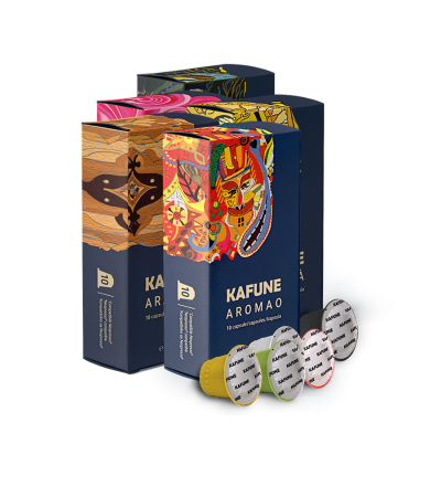 Cafea premium Kafune 50 capsule compatibile Nespresso