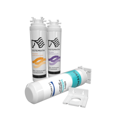Filtru apă Sistemath Trion - 3 filtre apă robinet pentru îmbunătățirea apei de băut și protecția instalațiilor casnice