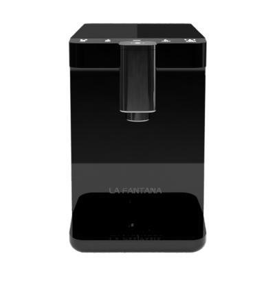 Sistemath Luxium Black - Watercooler (purificator apă) cu 3 filtre apă -  sistem performant de purificare, apă rece și la temperatura camerei