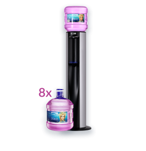 Dozator apa cu sticla 8L - Abonament Confort Slim 8 cu watercooler in custodie 