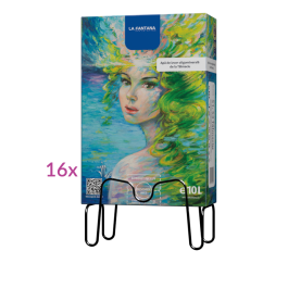 Pachet Bag-in-box 16x10L apă plată de izvor + suport gratuit*