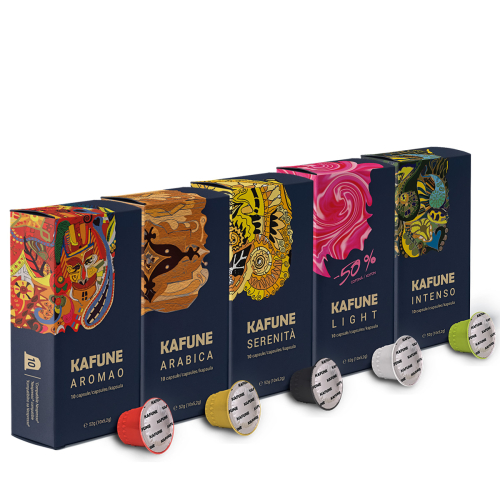 KAFUNE mixt pack capsules - Pack of 50 KAFUNE capsules compatible